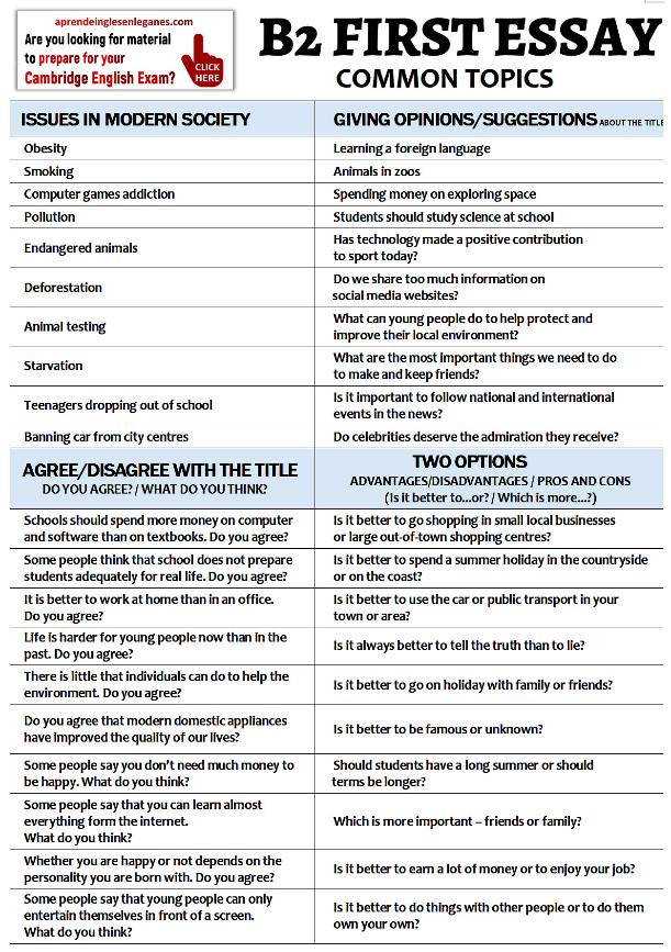 cambridge proficiency essay topics